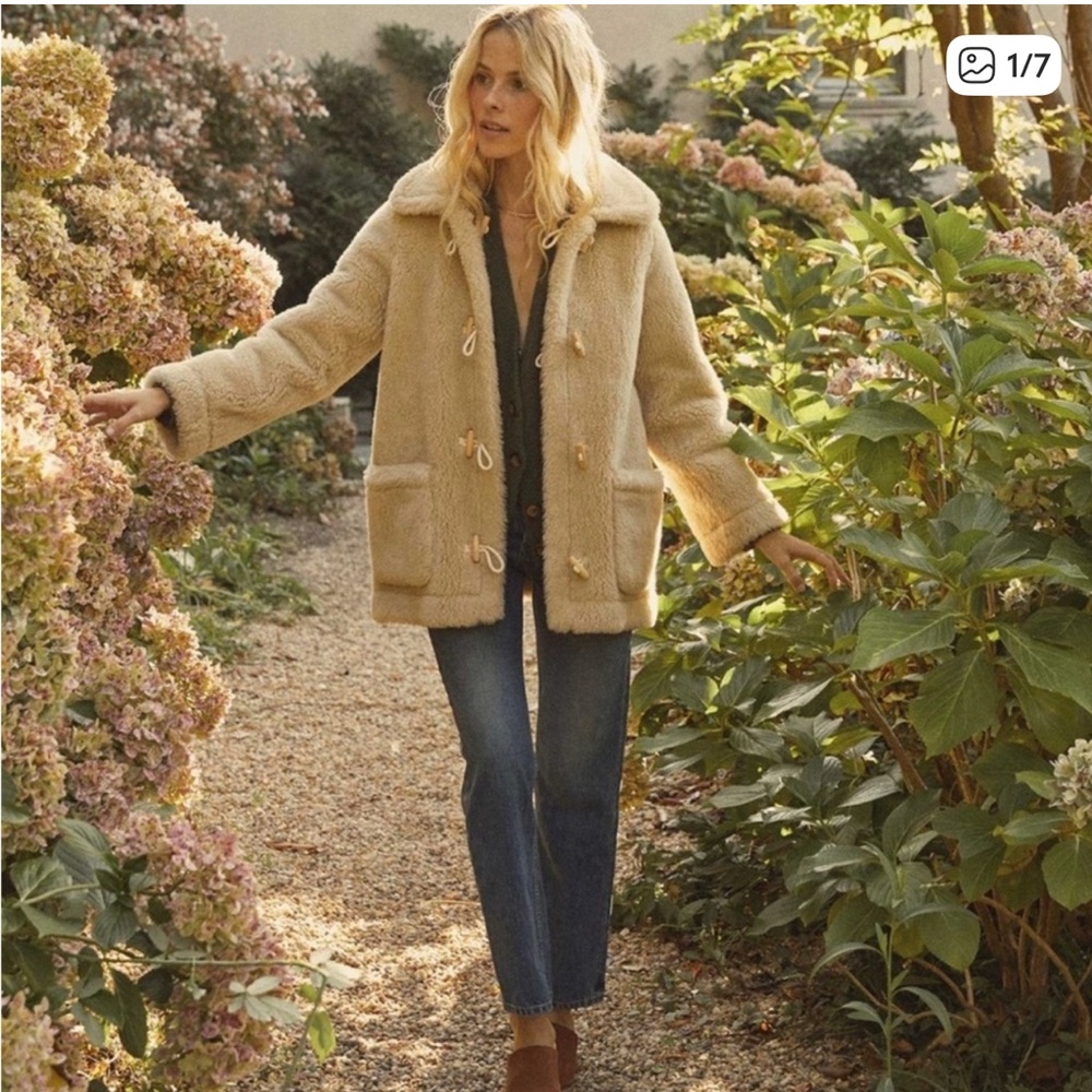 DOEN MOT COAT reversible teddy coat S EC